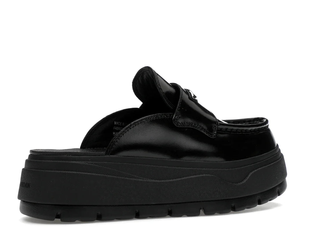Jordan Mule Schwarz Metallic Silber (Damen)