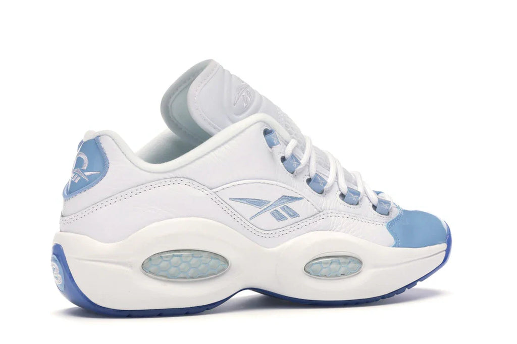 Reebok Question Low Patent Toe Carolina Blue