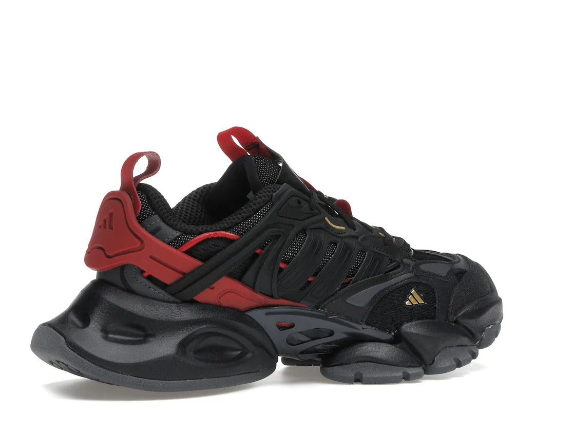 adidas XLG Runner Deluxe Schwarz Gold Metallic Rot