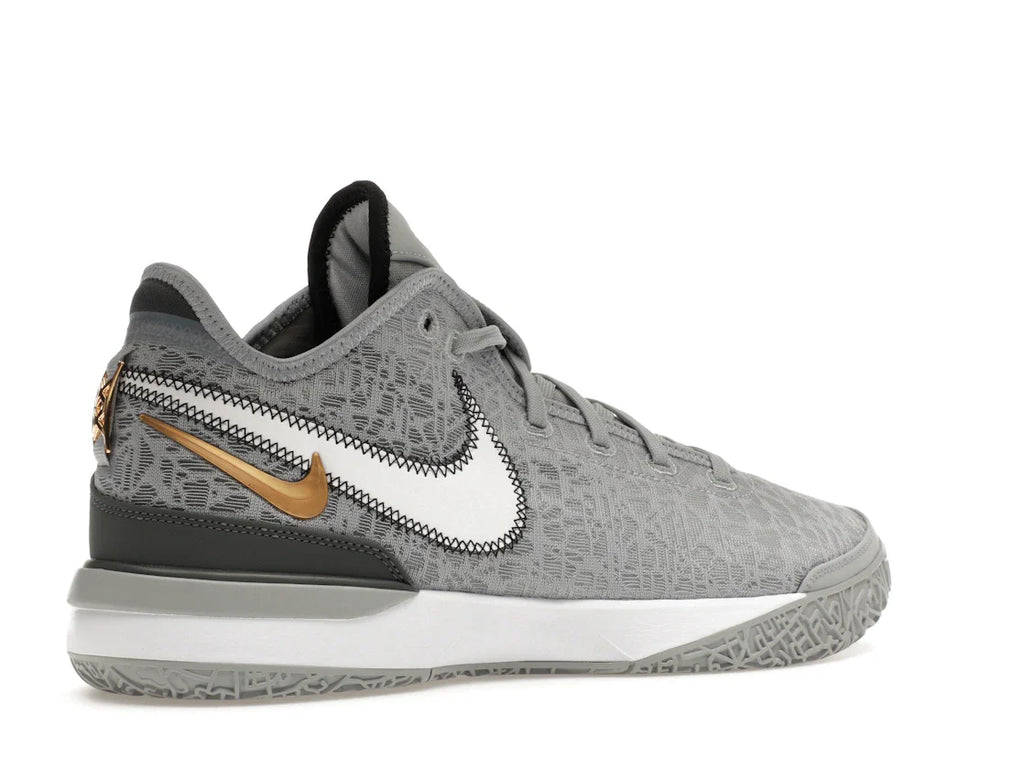Nike Zoom LeBron NXXT Gen Wolf Gray Metallic Gold