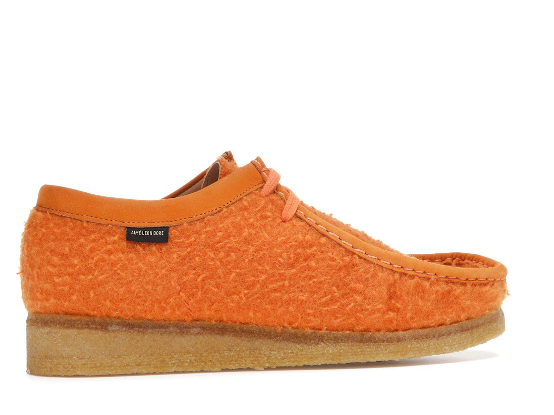 Clarks Originals Wallabee Aime Leon Dore Orange Casentino Wool