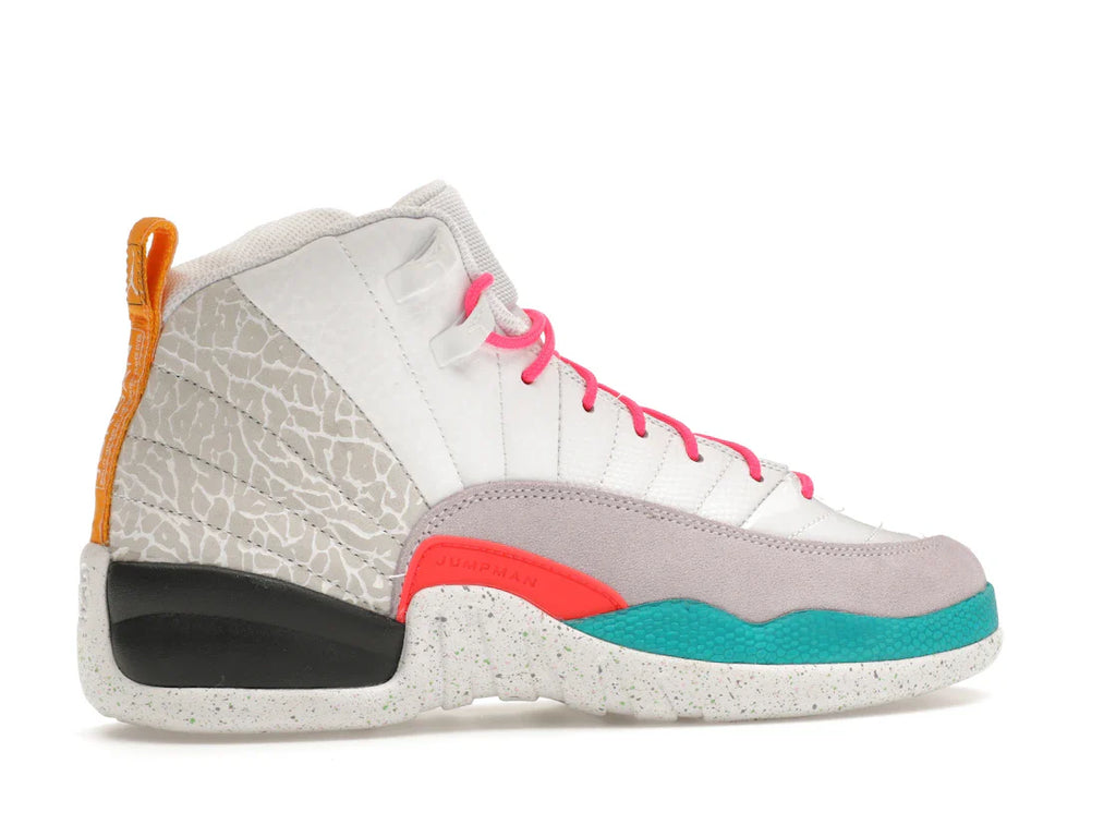 Jordan 12 Retro White Vapor Green (GS)