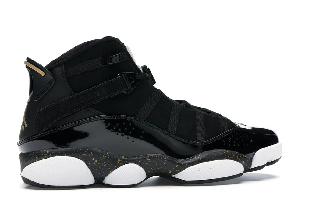 Jordan 6 Rings Schwarz Metallic Gold Weiß