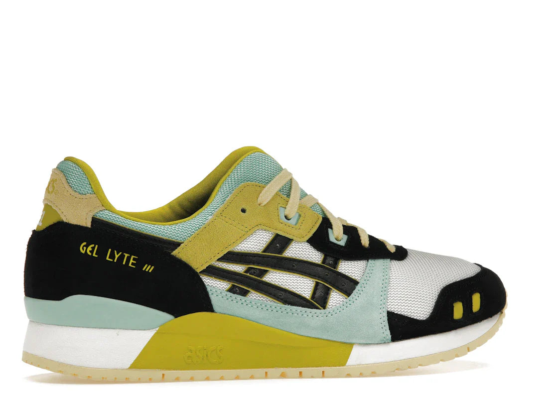 ASICS Gel-Lyte III OG Weiß Schwarz Moosgrün Blau