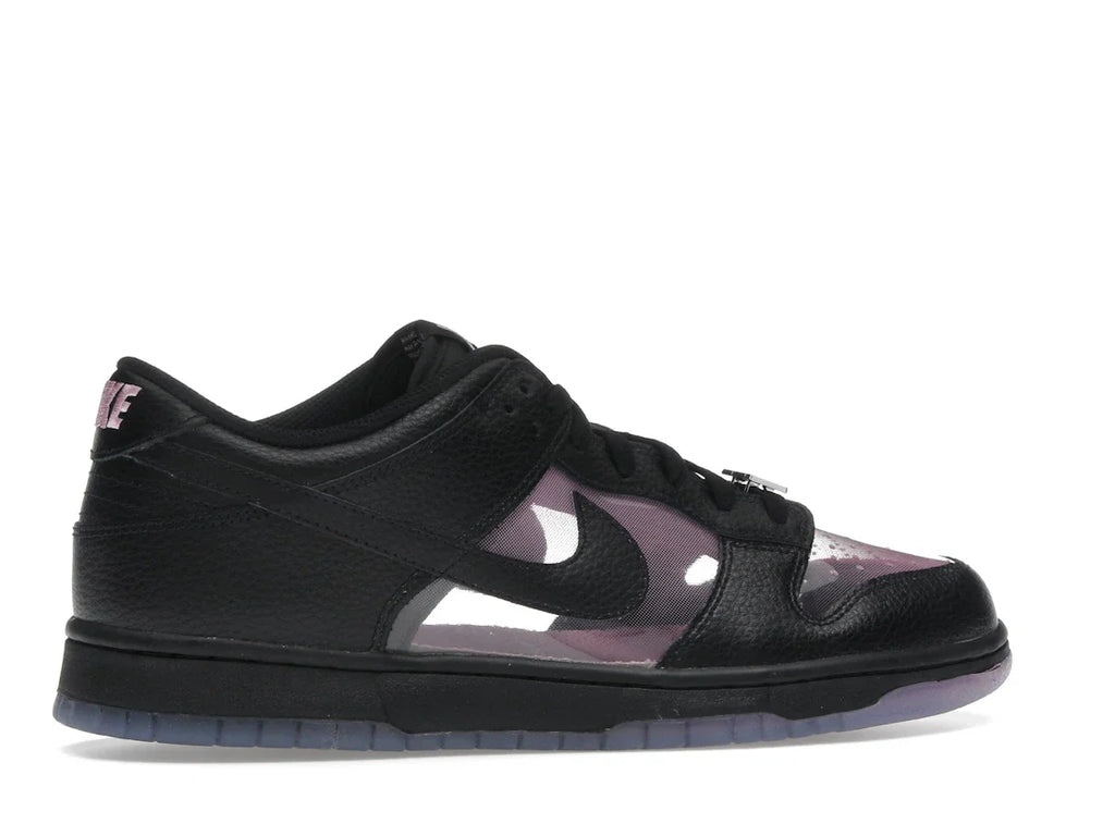 Nike Dunk Low Retro Transparent Schwarz Pink Rise