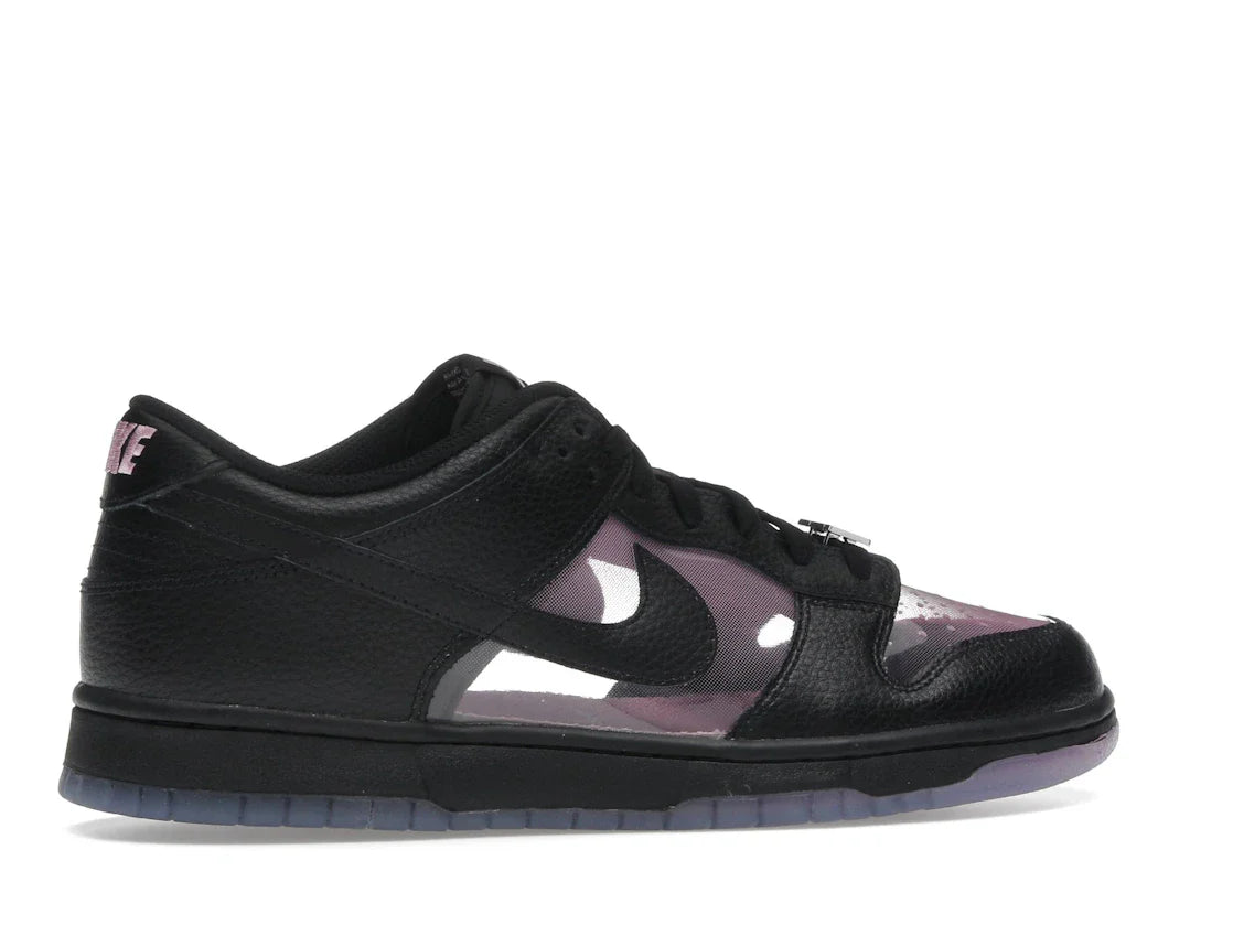 Nike Dunk Low Retro Transparent Schwarz Pink Rise