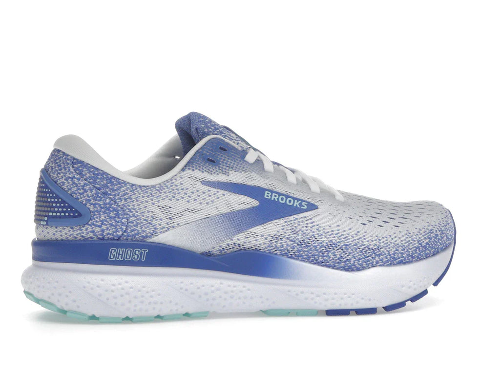 Brooks Ghost 16 White Amparo Blue Limpet Shell (Damen)
