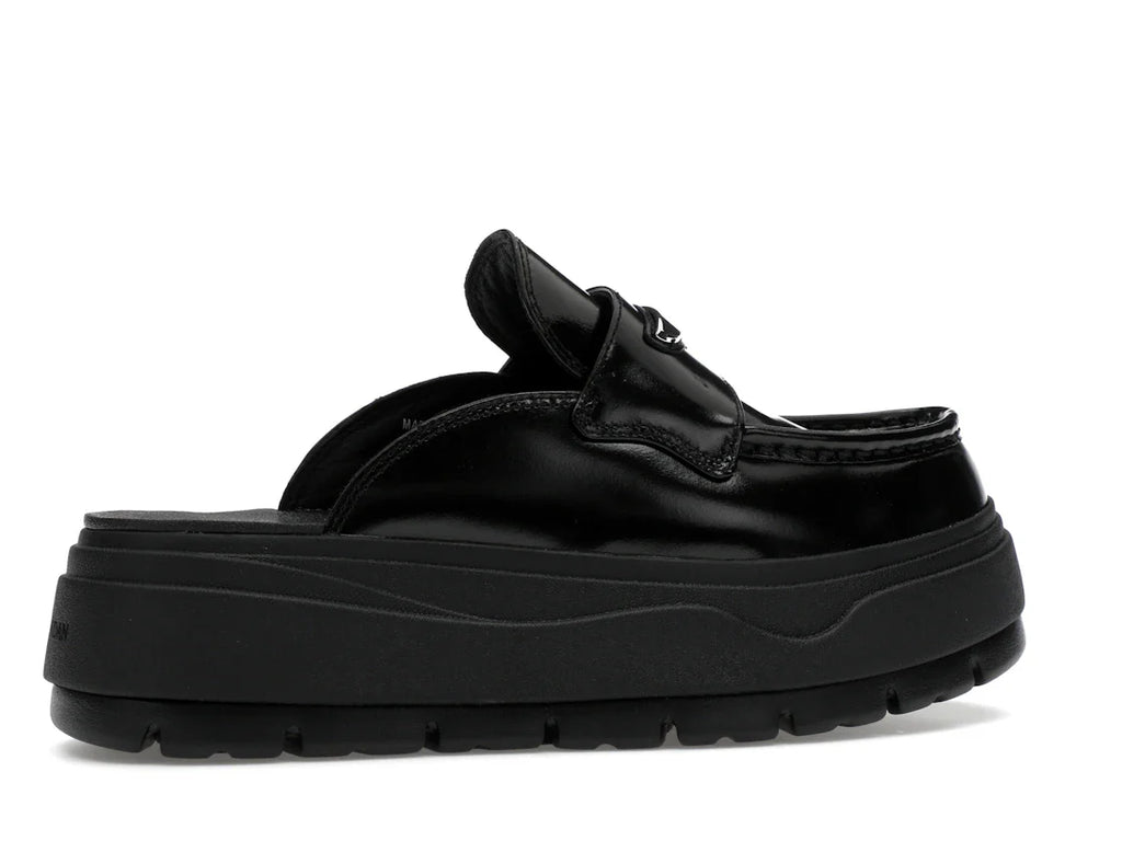 Jordan Mule Schwarz Metallic Silber (Damen)