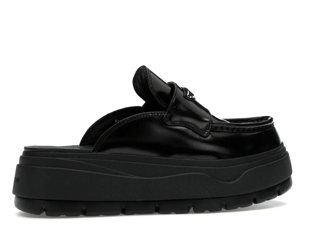 Jordan Mule Schwarz Metallic Silber (Damen)