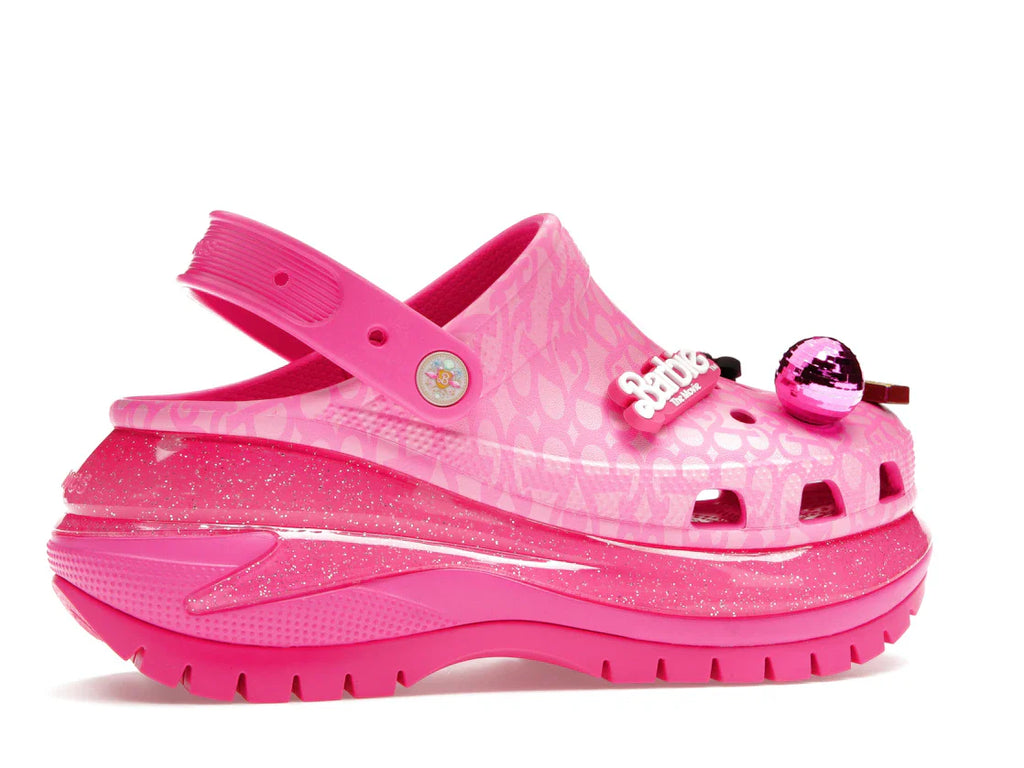 Crocs Classic Mega Crush Clog Barbie The Movie Electric Pink