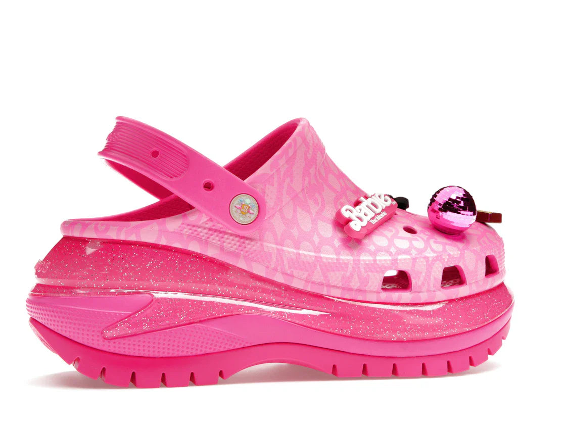 Crocs Classic Mega Crush Clog Barbie The Movie Electric Pink