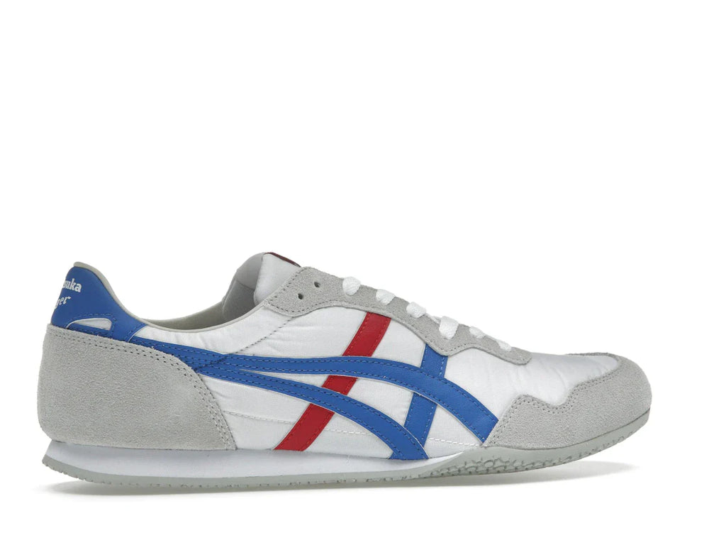 Onitsuka Tiger Serrano Weiß Directoire Blau Rot