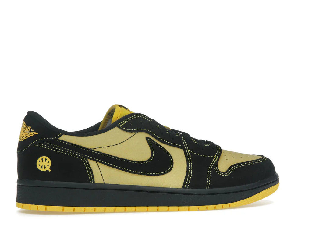 Jordan 1 Retro Low OG Quai 54 Schwarz Tour Gelb Rot