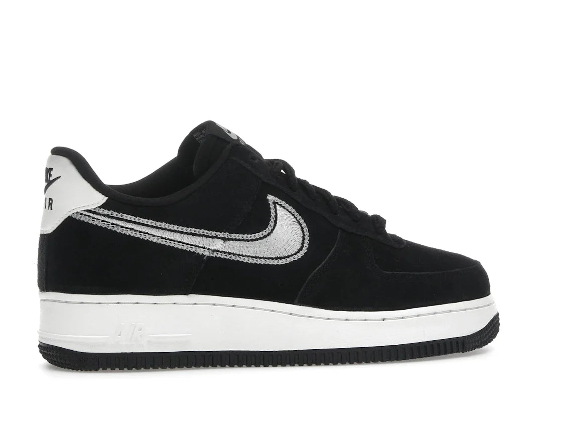 Nike Air Force 1 Low '07 LV8 Black Sail mit gesticktem Swoosh