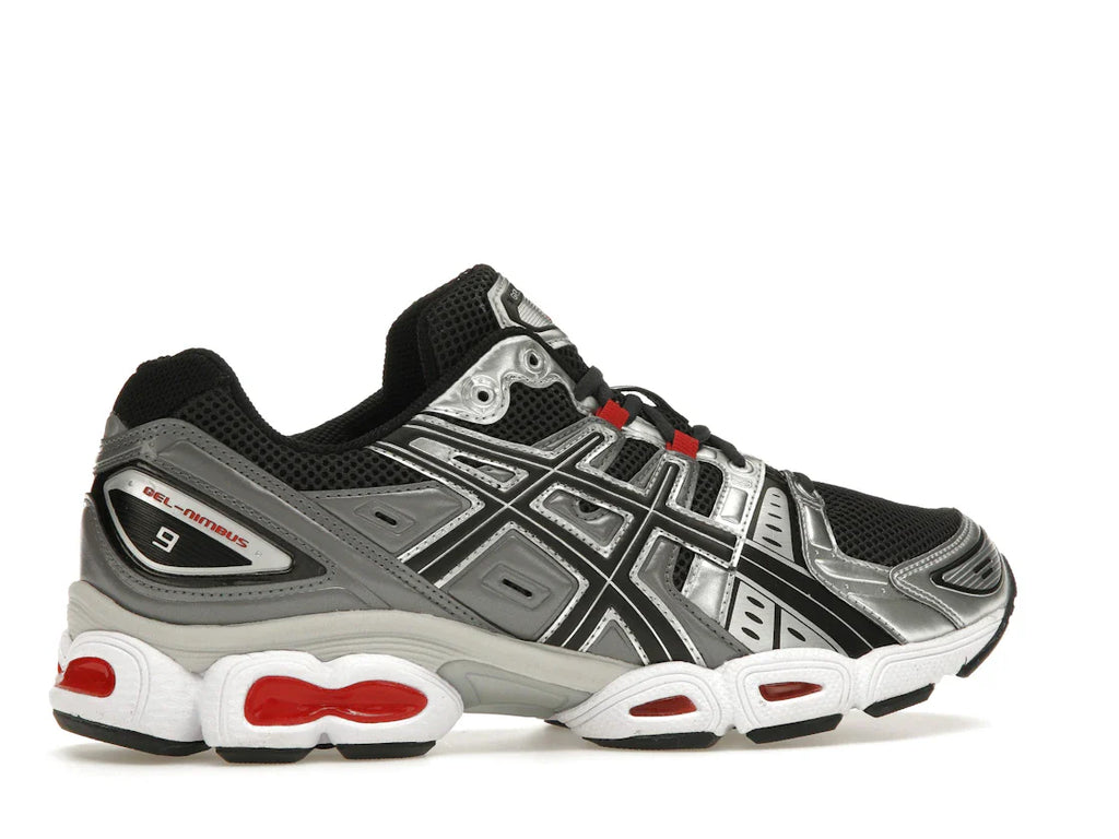 ASICS Gel-Nimbus 9 Graphitgrau Rot