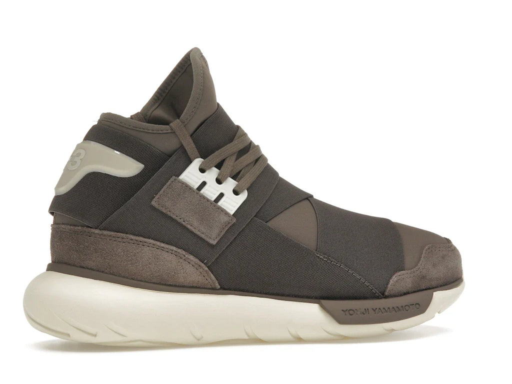 adidas Y-3 Qasa High Braun Creme Weiß
