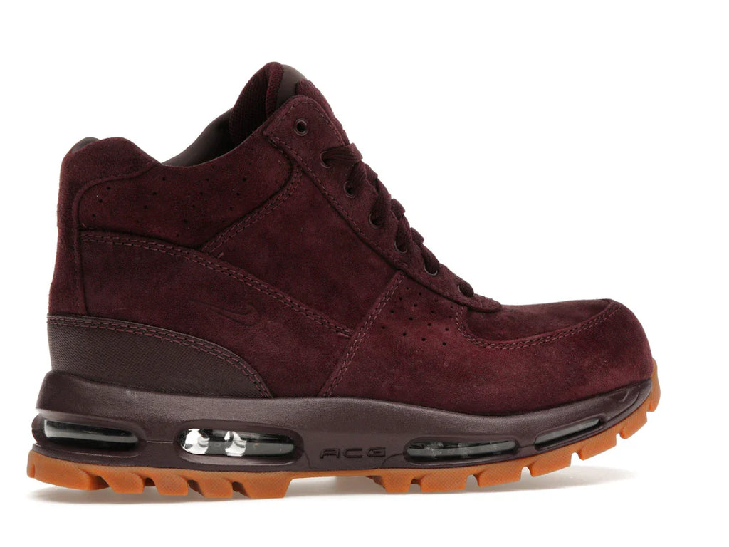 Nike Air Max Goadome Tiefburgunderfarbenes Wildleder