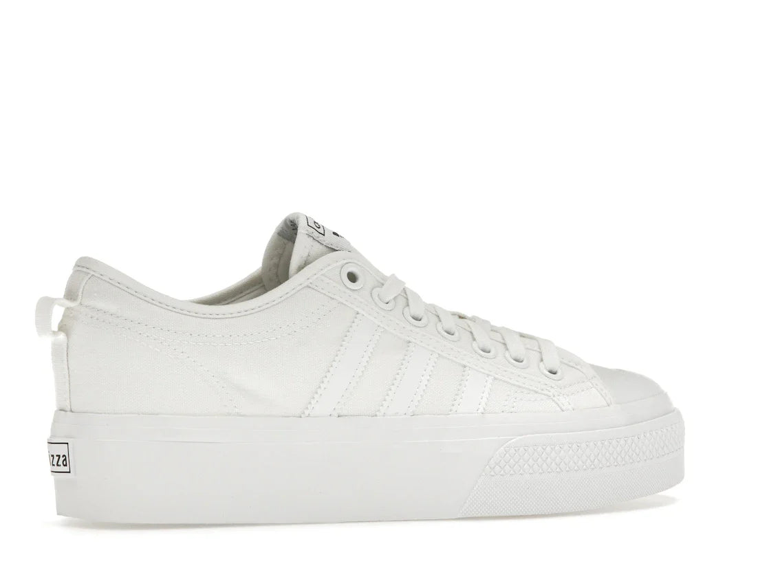 adidas Nizza Platform Triple White (Damen)