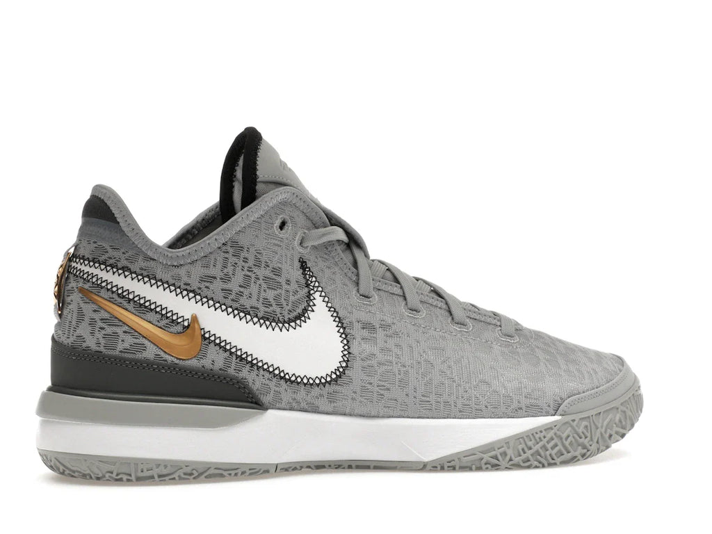 Nike Zoom LeBron NXXT Gen Wolf Gray Metallic Gold