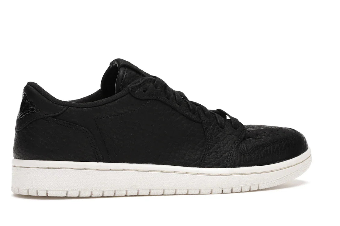 Jordan 1 Retro Low Swooshless Schwarz (2016)