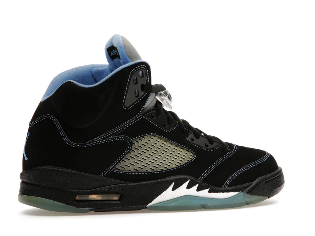 Jordan 5 Retro Schwarz/University Blue