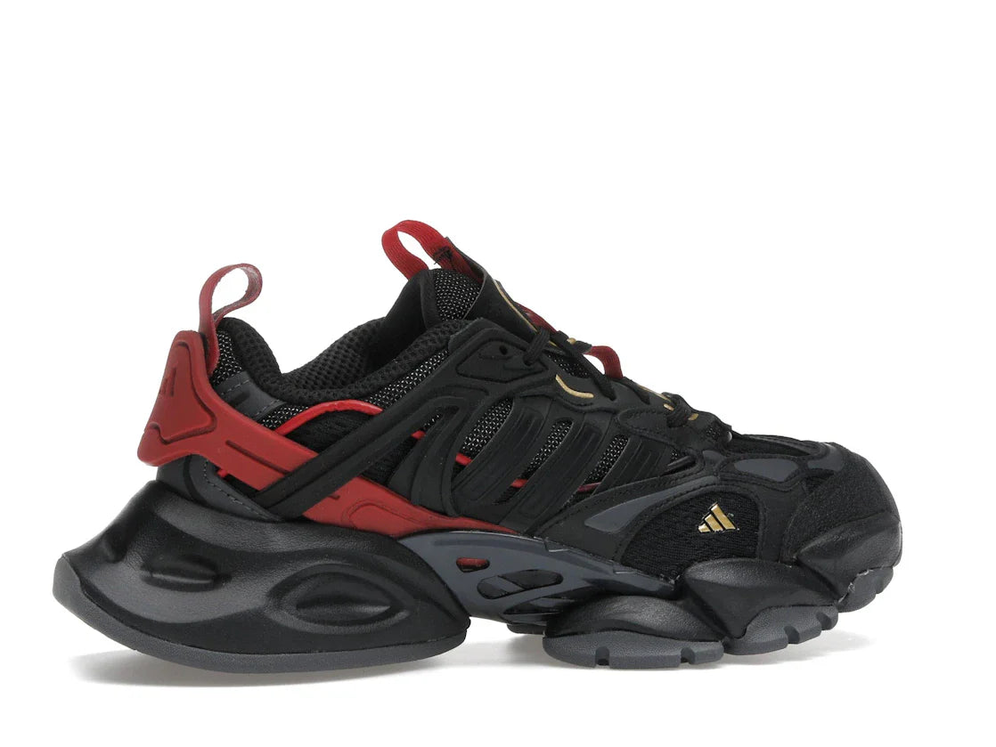 adidas XLG Runner Deluxe Schwarz Gold Metallic Rot