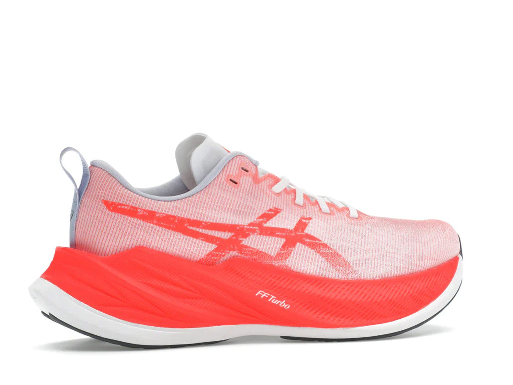 ASICS Superblast Weiß Sonnenaufgang Rot