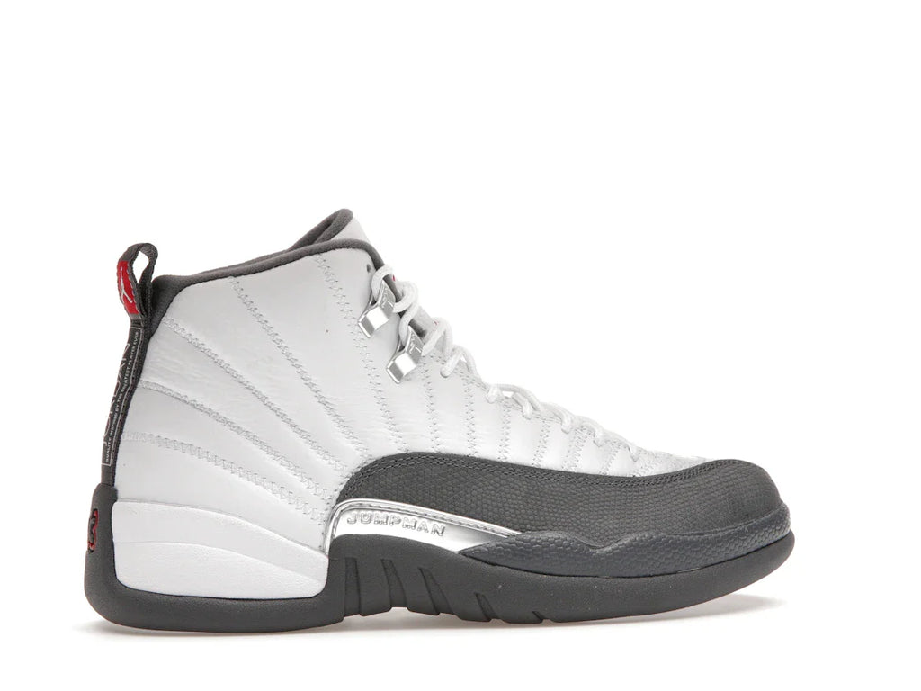 Jordan 12 Retro Weiß Dunkelgrau