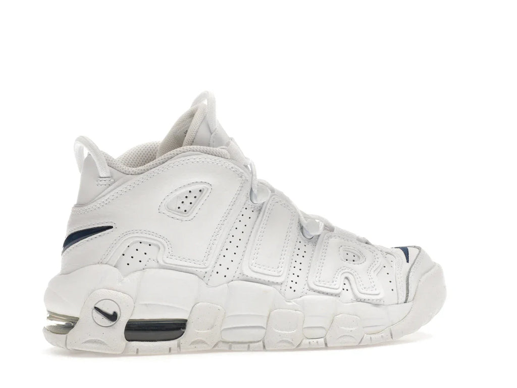 Nike Air More Uptempo Weiß Mitternachtsblau (GS)