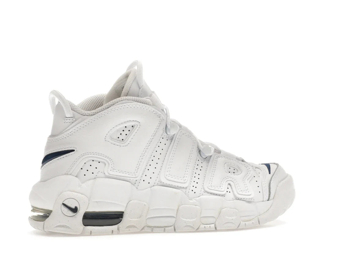 Nike Air More Uptempo Weiß Mitternachtsblau (GS)