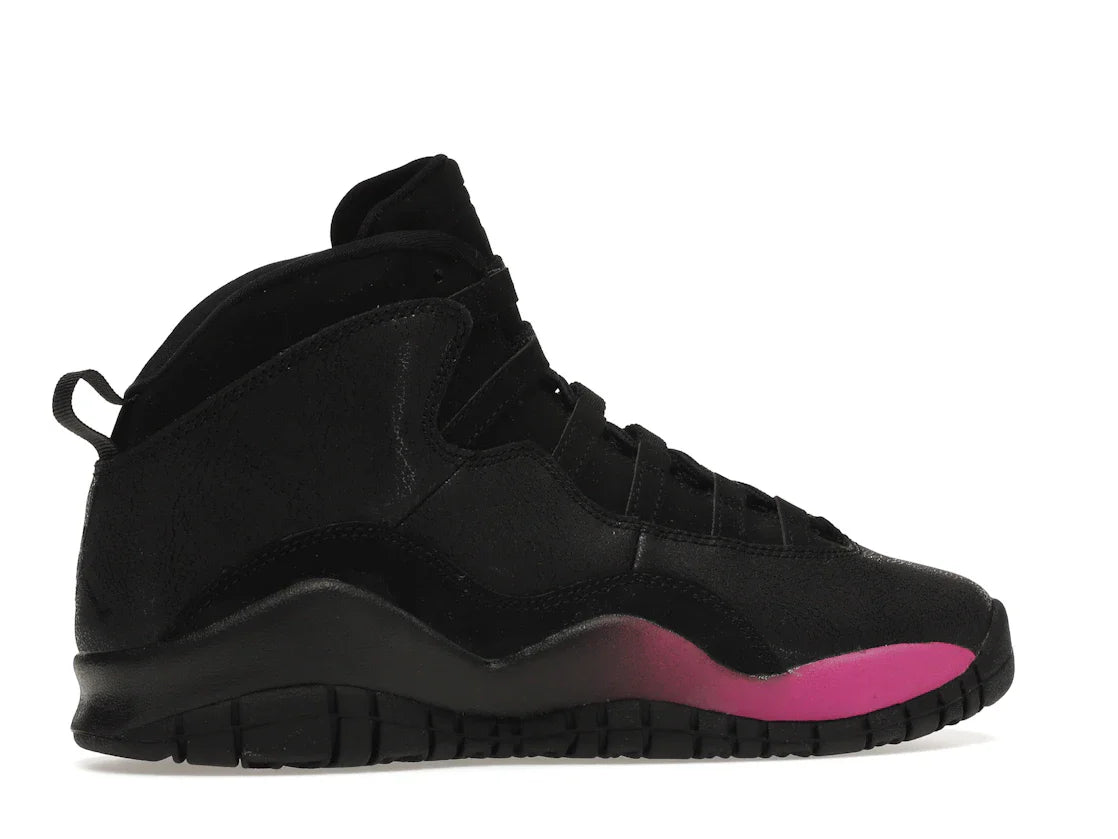 Jordan 10 Retro Schwarz Fuchsia Schwarz (GS)