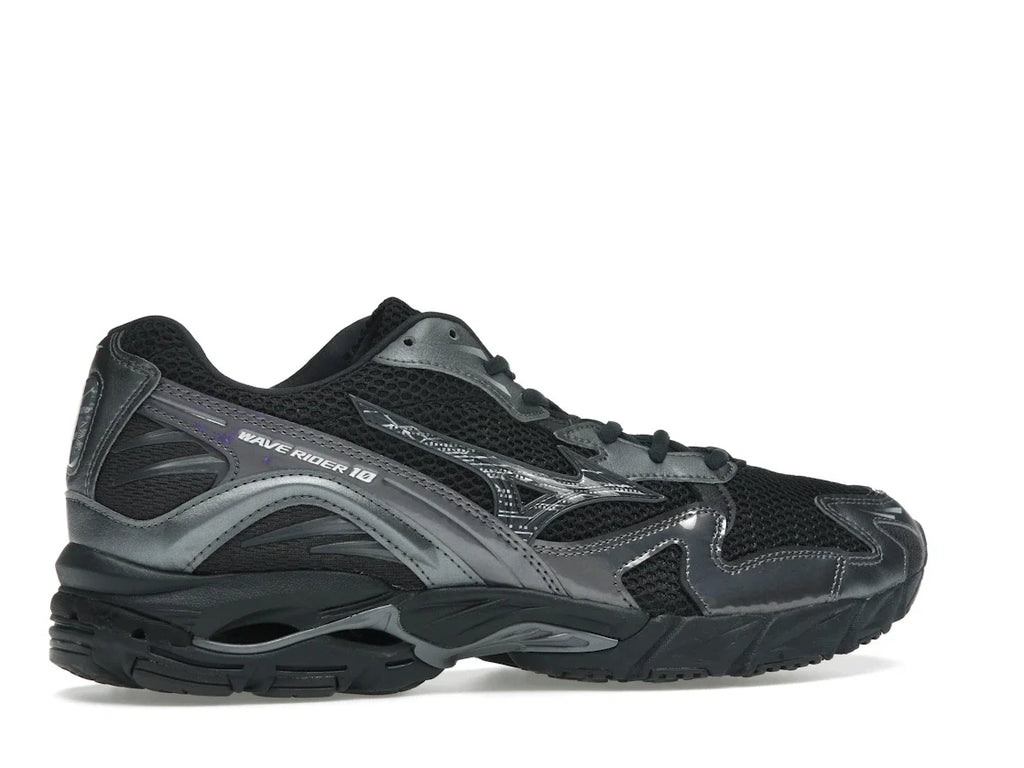 Mizuno Wave Rider 10 Schwarz Sand Metallic Grau