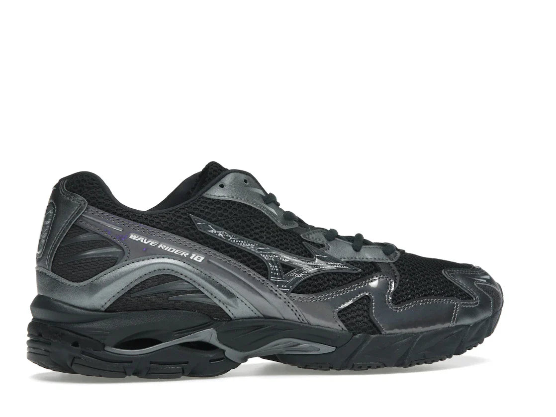 Mizuno Wave Rider 10 Schwarz Sand Metallic Grau