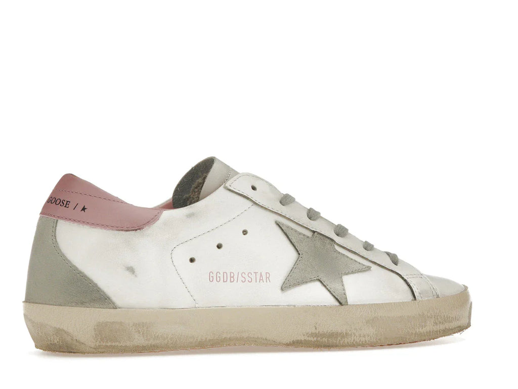 Golden Goose Super-Star Weiß Hellrosa (Damen)