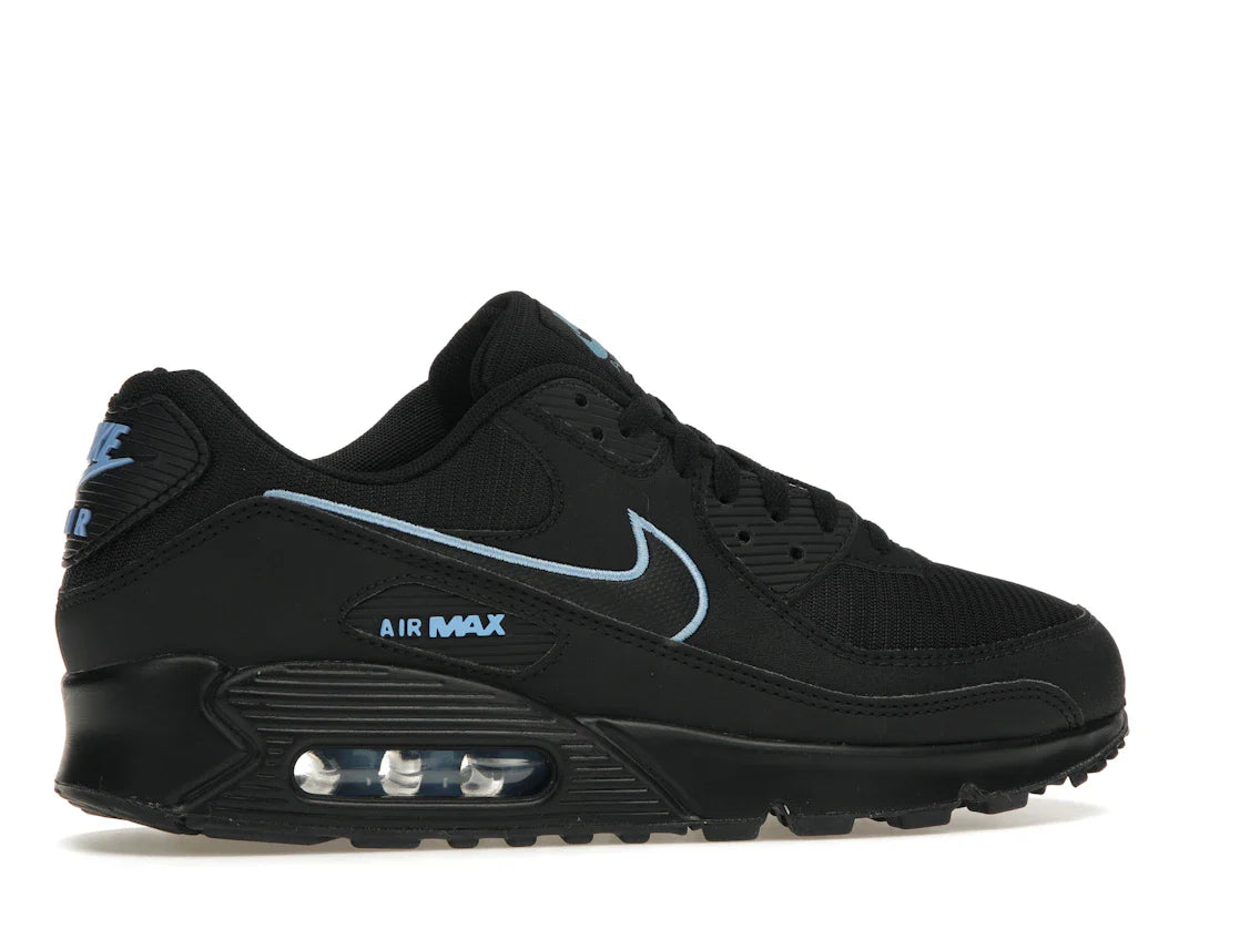 Nike Air Max 90 Schwarz Universitätsblau