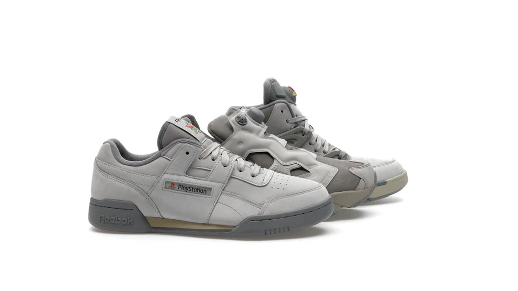 Reebok Workout Plus, Reebok Pump Omni Zone II & Reebok Instapump Fury 94 PlayStation 30th Anniversary Stapelbox