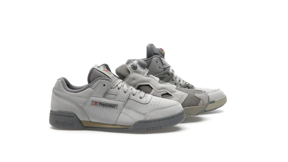 Reebok Workout Plus, Reebok Pump Omni Zone II & Reebok Instapump Fury 94 PlayStation 30th Anniversary Stapelbox