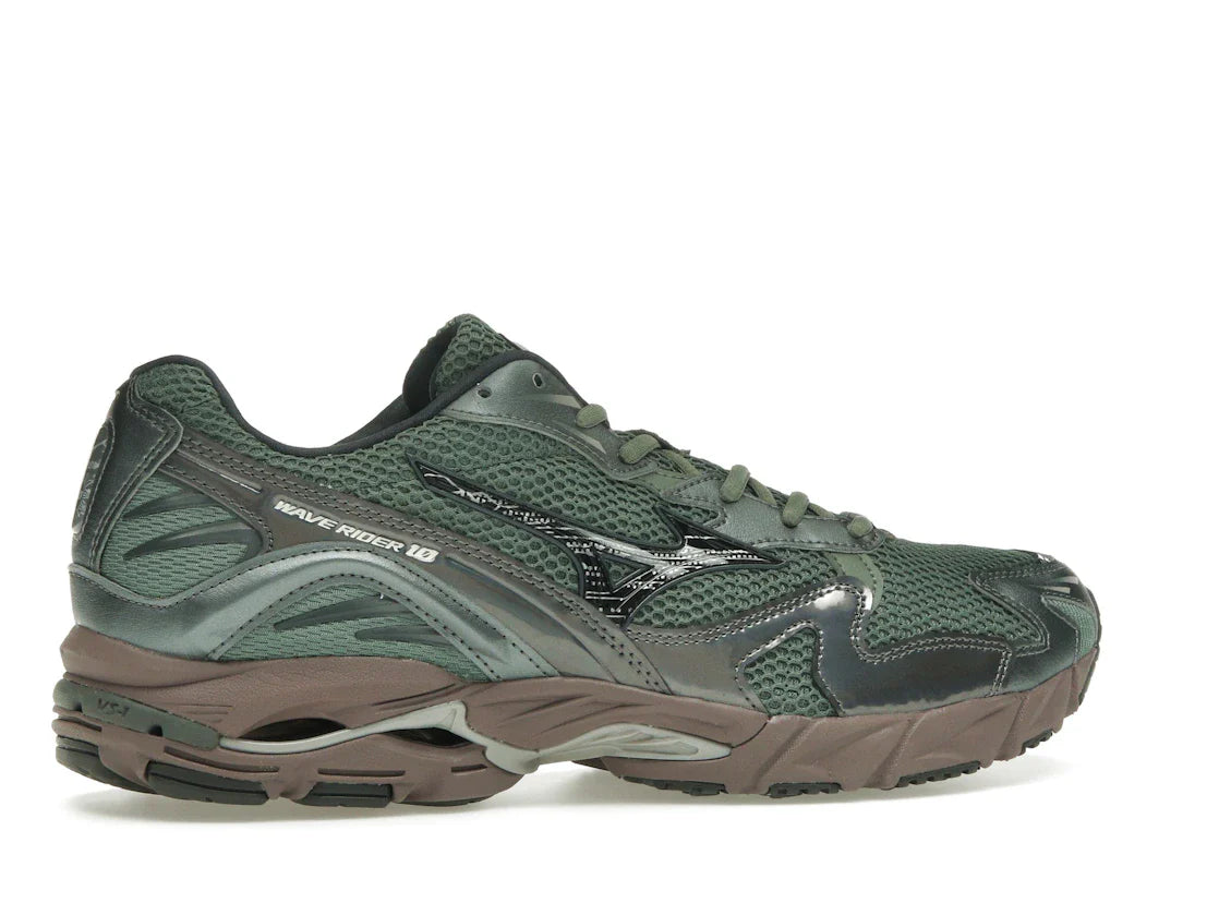 Mizuno Wave Rider 10 Agave Grün Schwarz