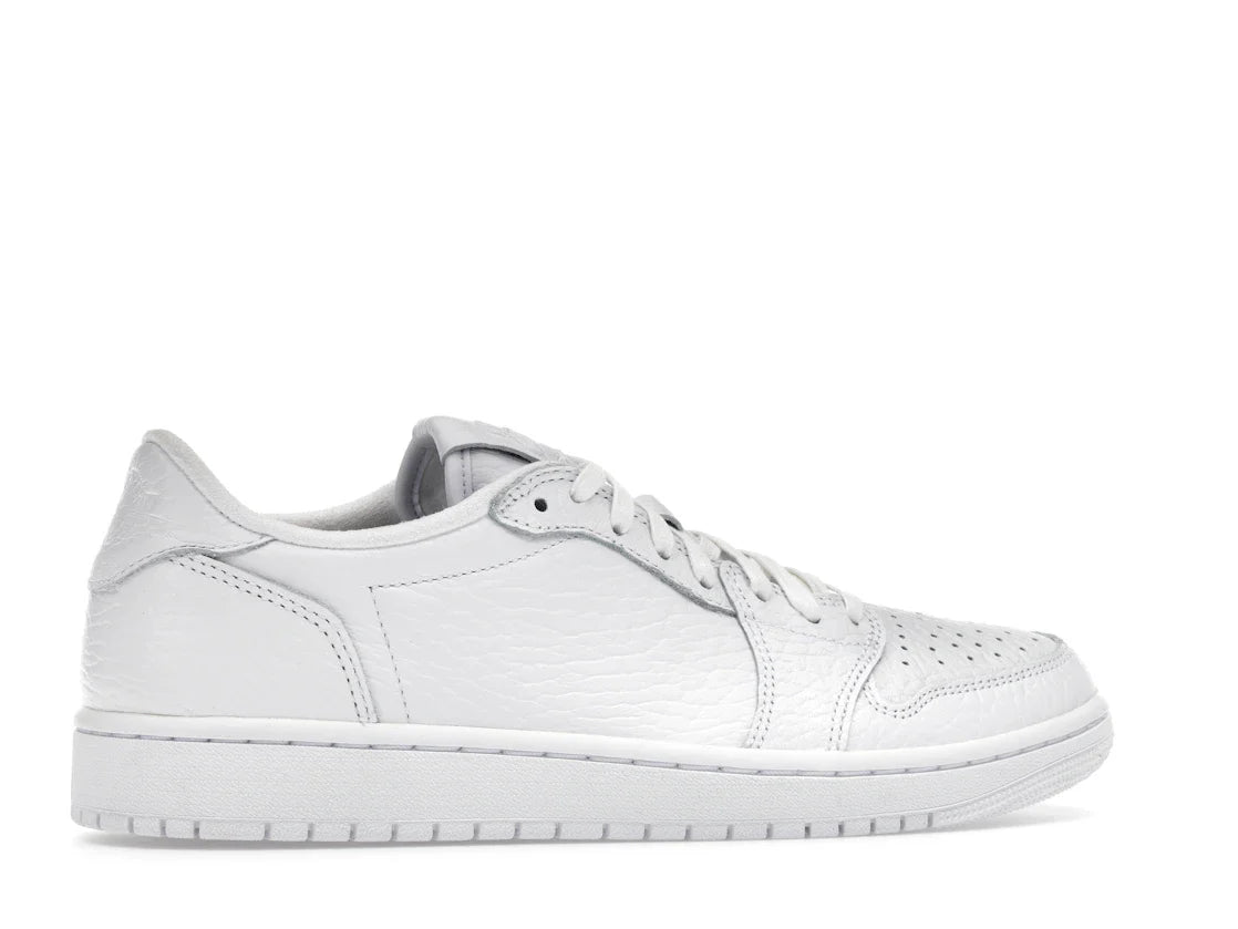 Jordan 1 Retro Low Swooshless Triple White (2025)