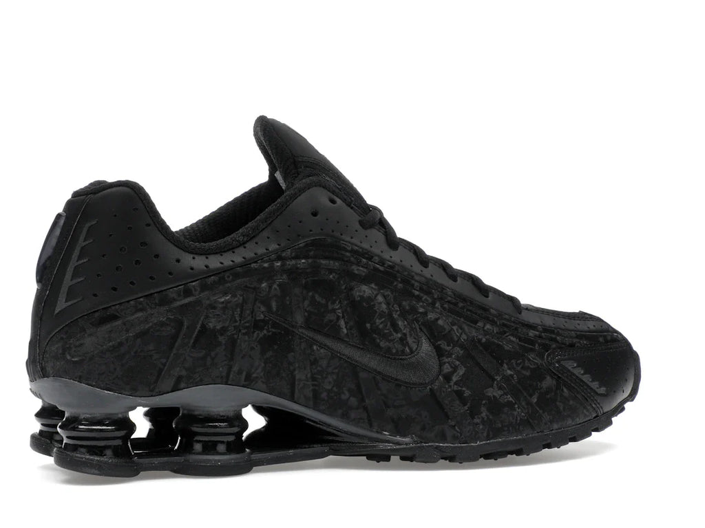 Nike Shox R4 Schwarz mit Blumenmuster (Damen)