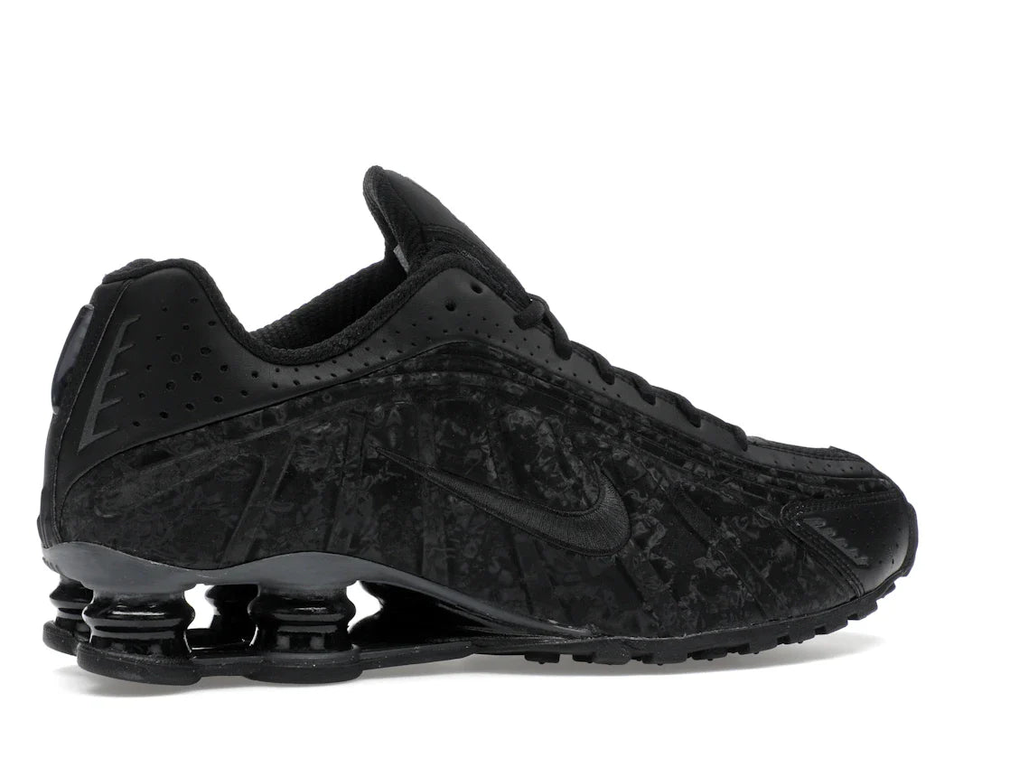 Nike Shox R4 Schwarz mit Blumenmuster (Damen)