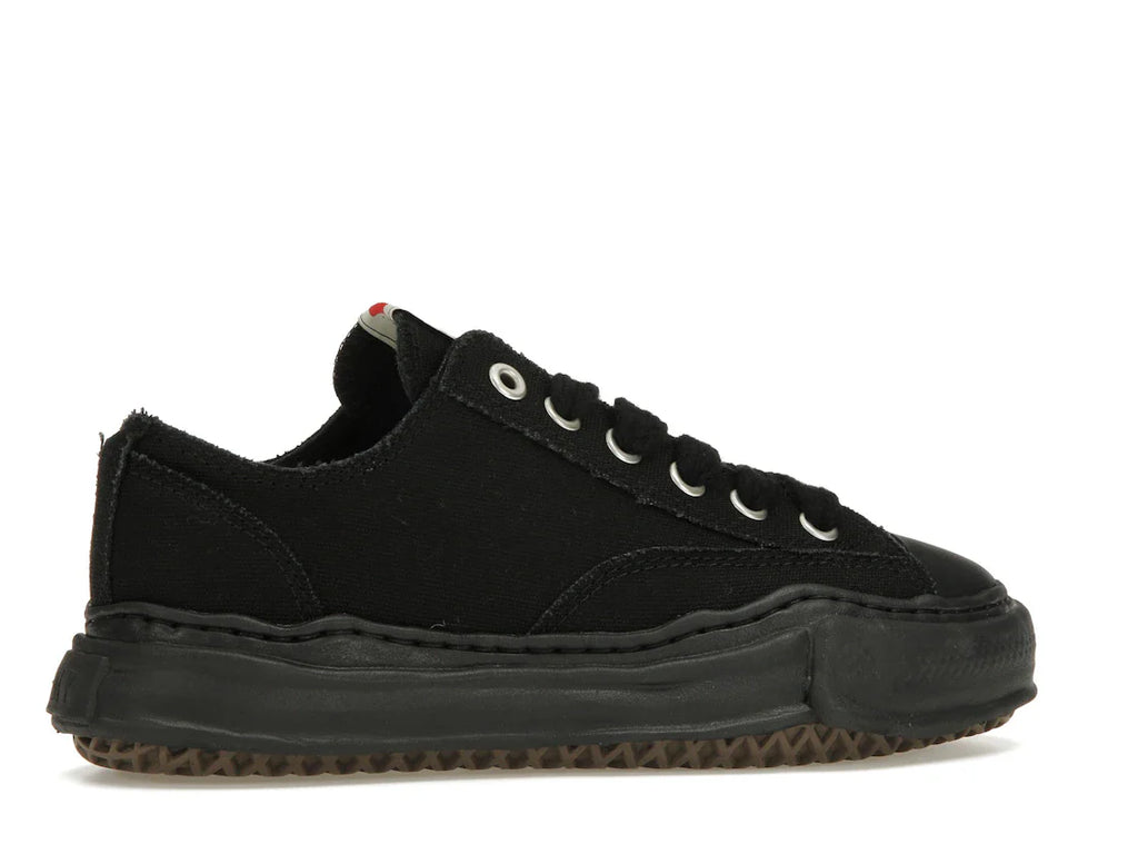 Maison Mihara Yasuhiro Peterson OG Sole Canvas Low Schwarz Schwarz