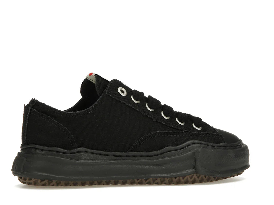 Maison Mihara Yasuhiro Peterson OG Sole Canvas Low Schwarz Schwarz