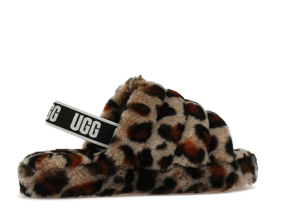 UGG Fluff Yeah Slide Leopard Amphora (Kinder)