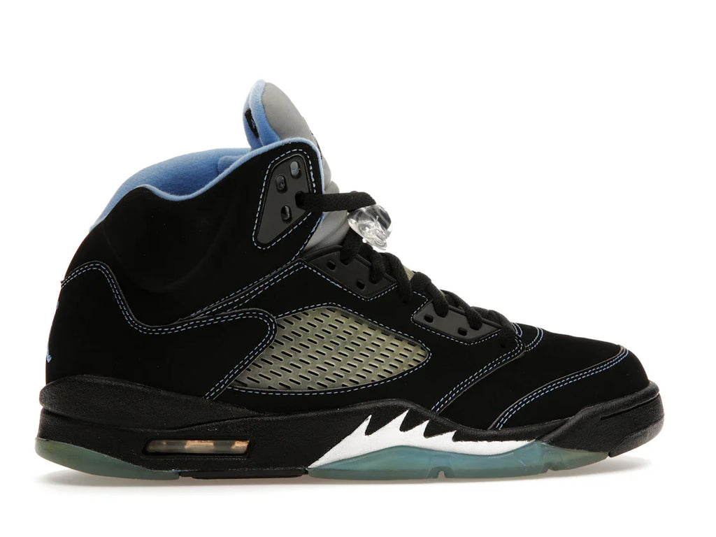 Jordan 5 Retro Schwarz/University Blue