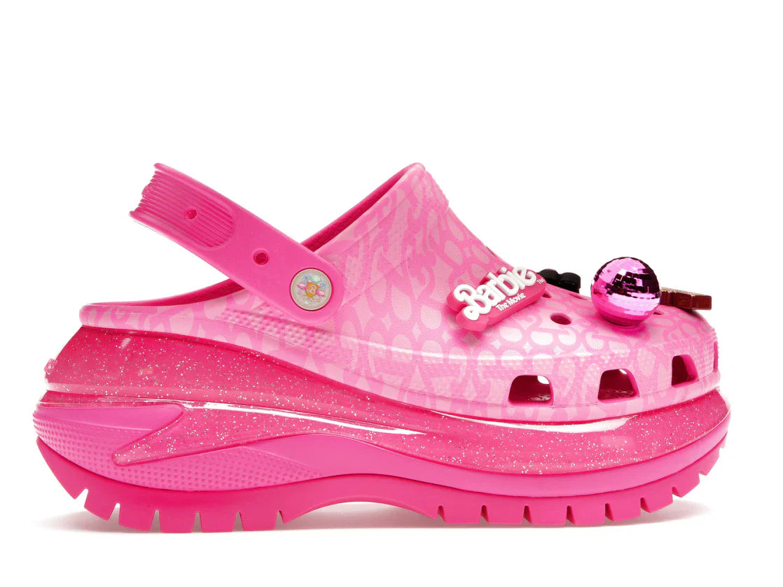 Crocs Classic Mega Crush Clog Barbie The Movie Electric Pink