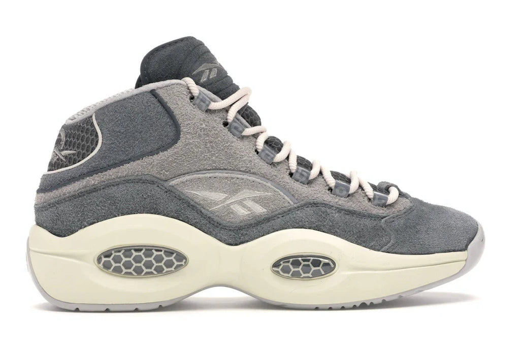 Reebok Question Mid Gray Suede