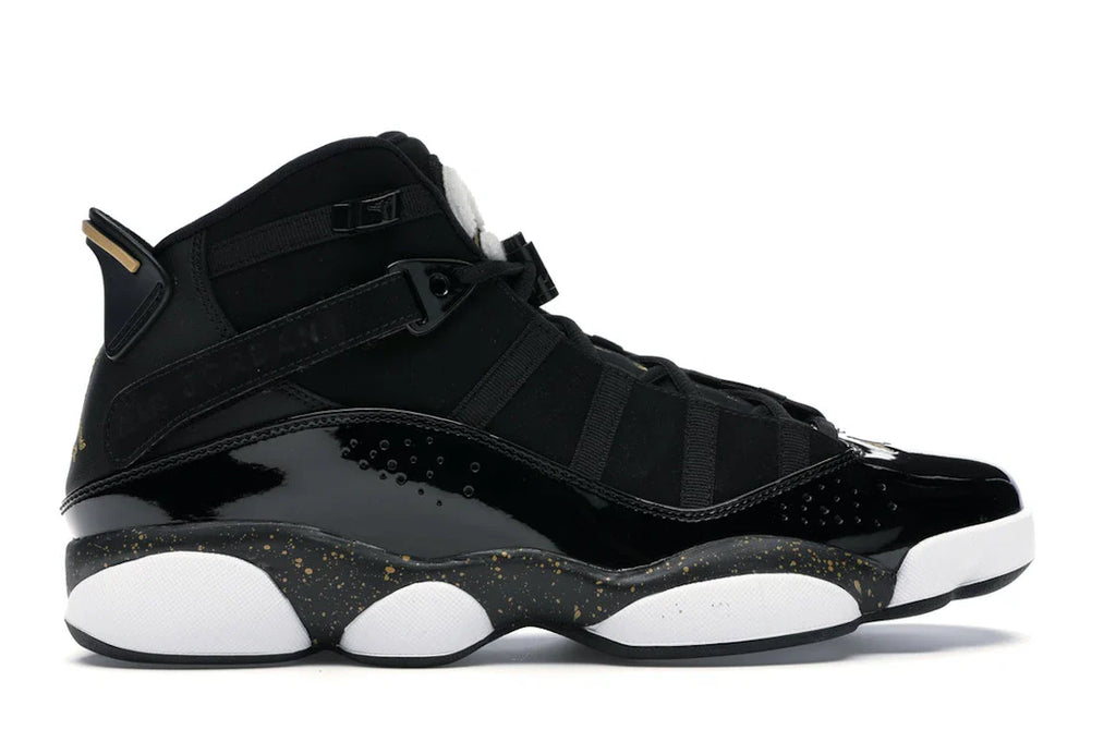 Jordan 6 Rings Schwarz Metallic Gold Weiß