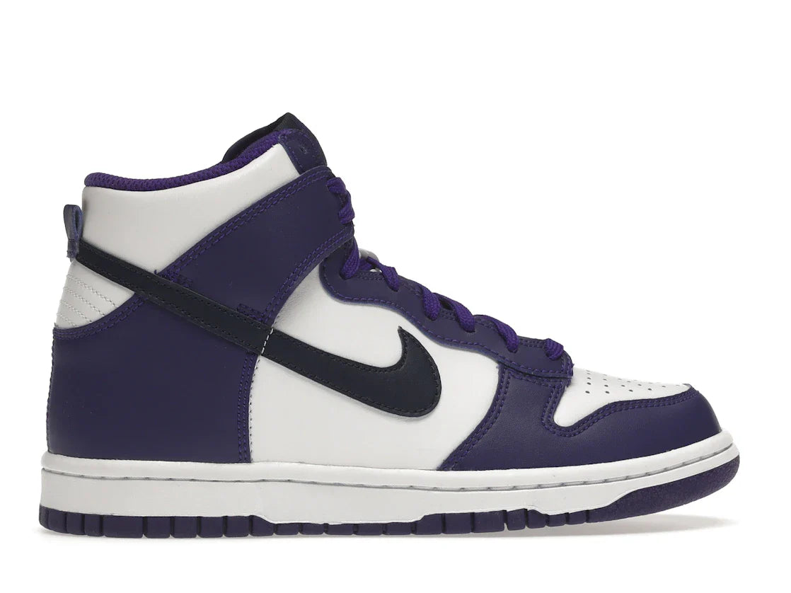 Nike Dunk High Electro Purple Midnight Navy (GS)