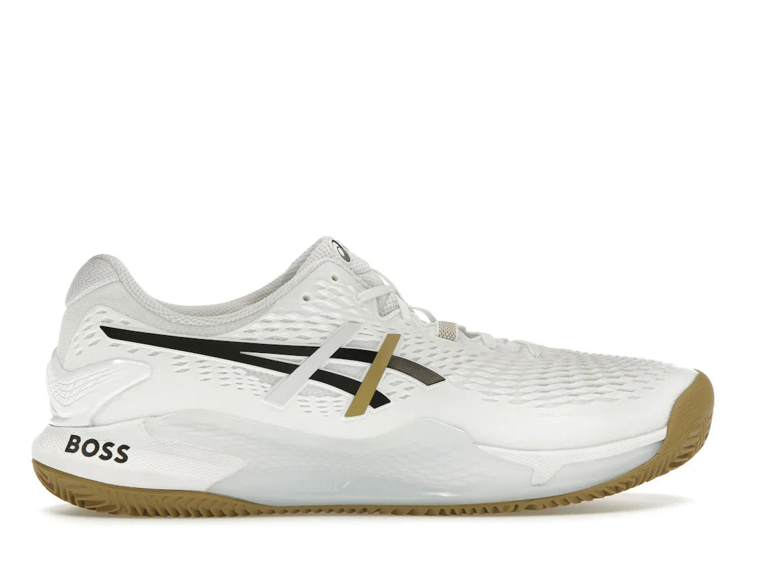 ASICS Gel-Resolution 9 Clay BOSS Matteo Berrettini White Camel